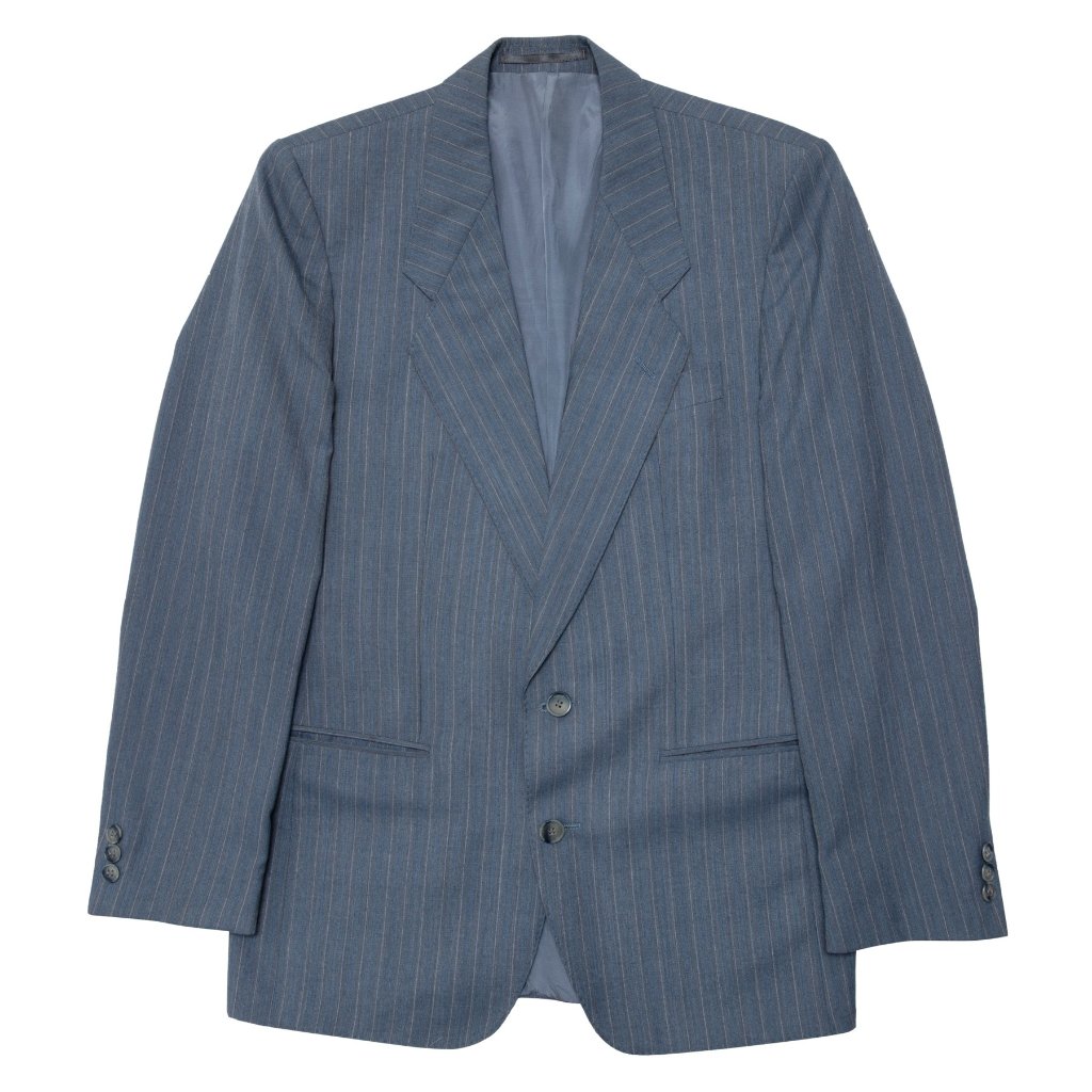 Kleider Bauer X Licona (Austria) 70s Pinstripe Corporate Suit Jacket : M